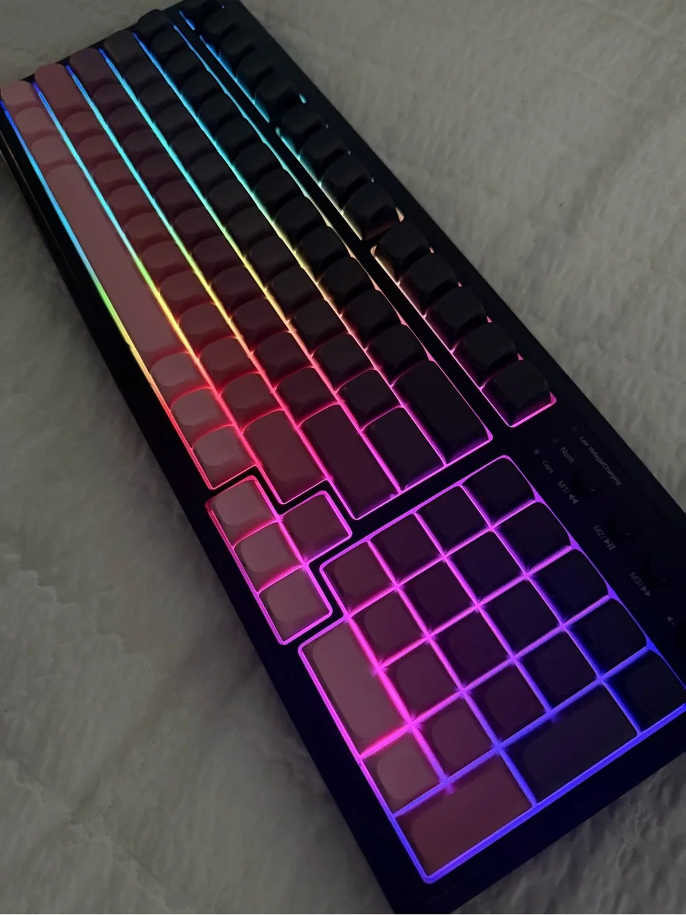 Brand new AULA S99 wireless keyboard - Pink, creamy sound, RGB backlight, nob